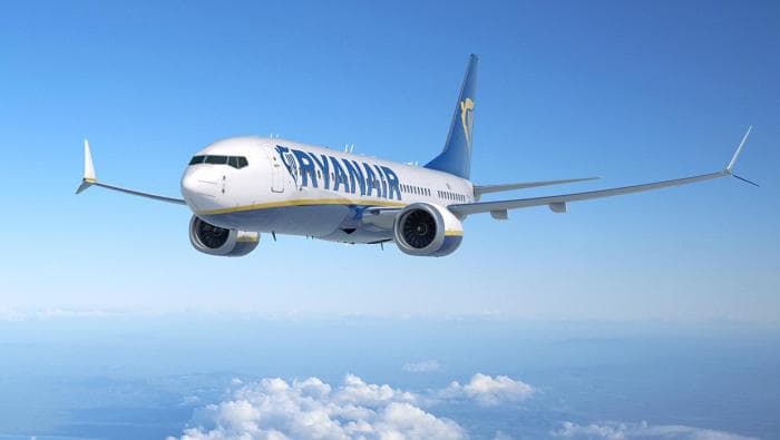 Ryanair alustas lende Boeing 737 MAX200 lennukitega